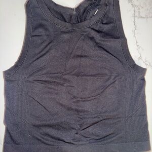 Black Sleeveless Tank Top